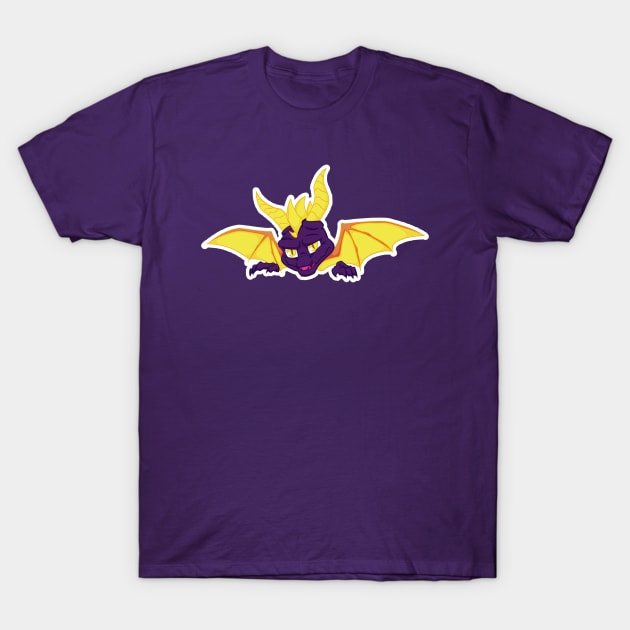 Spyro the Dragon T-Shirt by VisaGArtStudios